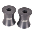 Joes Racing Products Motor Mount Spacer 10978-B, 2-Inch Thickness, 1/2-Inch Inner Diameter, Aluminum, Black Anodized, Pair