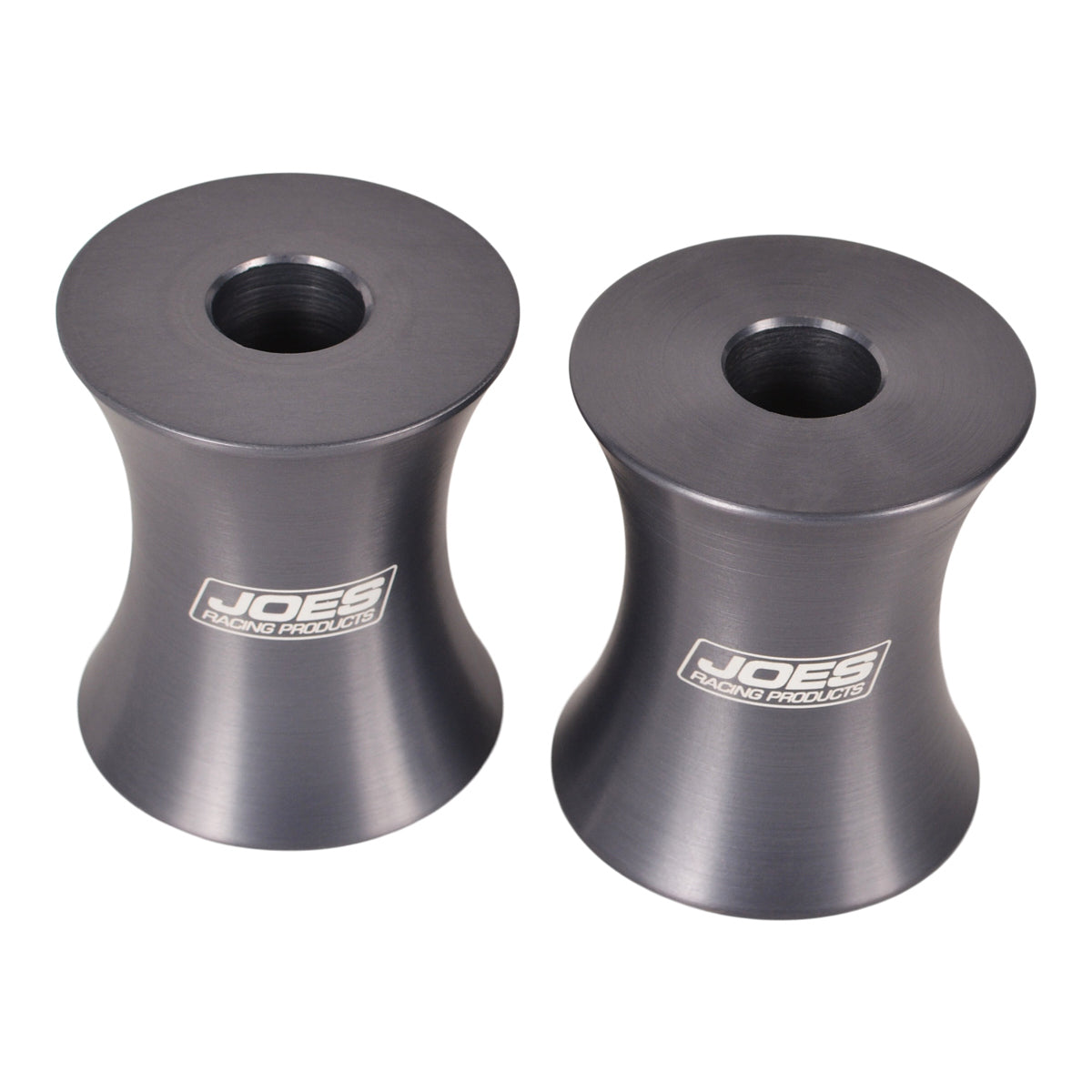 Joes Racing Products Motor Mount Spacer 10978-B, 2-Inch Thickness, 1/2-Inch Inner Diameter, Aluminum, Black Anodized, Pair