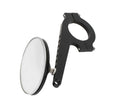 Joes Racing Products JOE11222 Side View Mirror Extend 1-1/2 Inch Adjustable, Round, 3 Inch Diameter, Aluminum, Black Anodized, Clamp-On