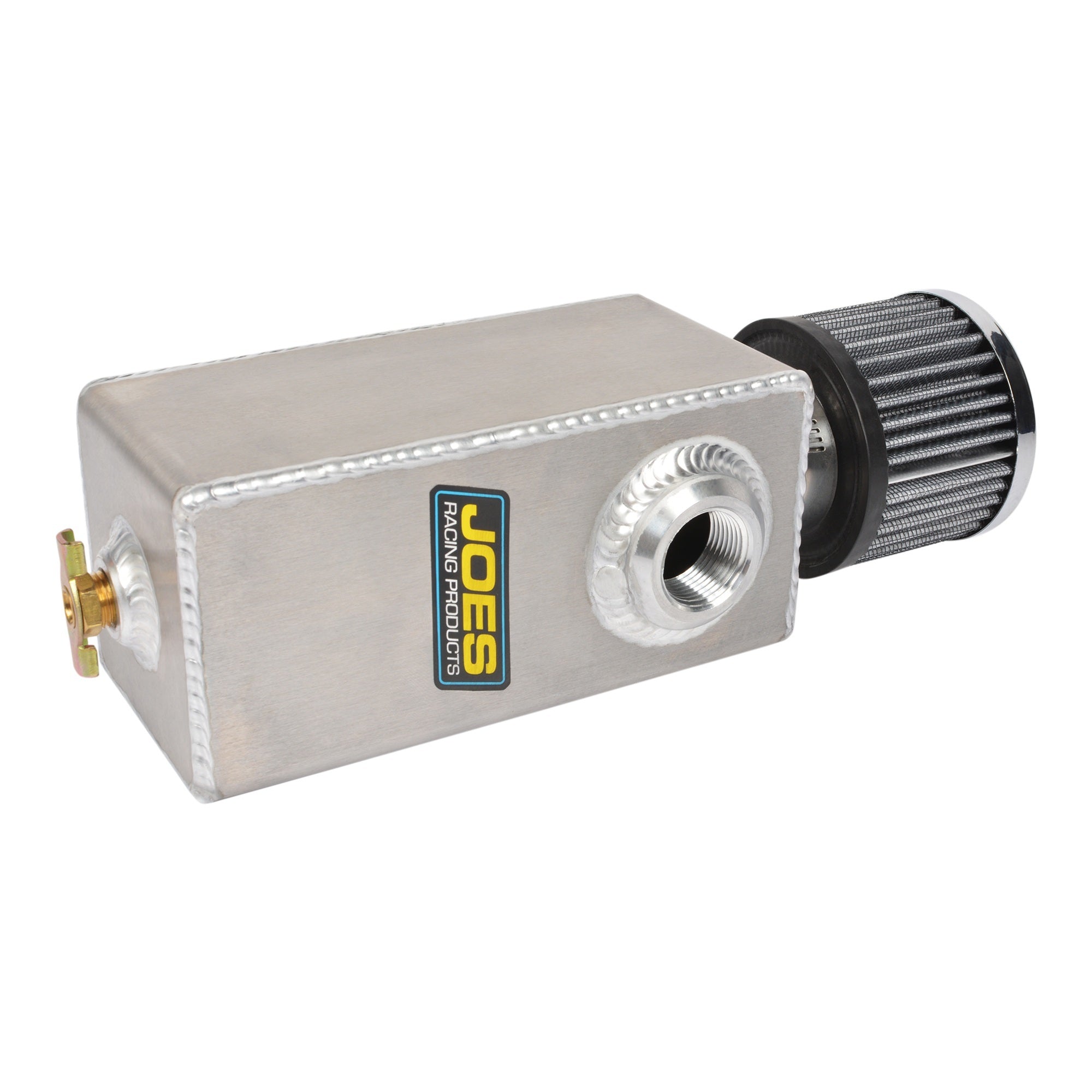 Joes Racing Products 12402 Dry Sump Breather Tank with Clamp-On Mount and 16 oz Capacity