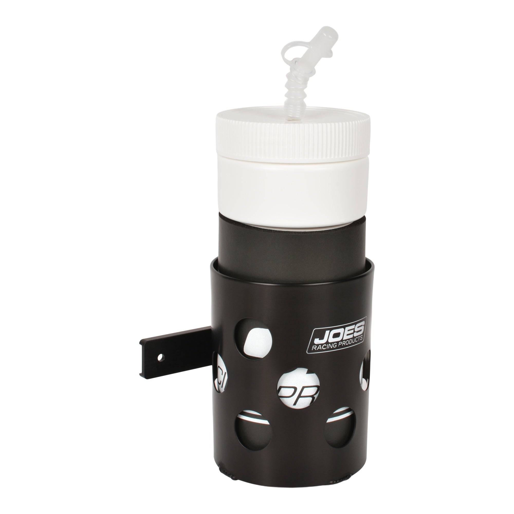Joes Racing Products 12605-B Drink Bottle Kit, Panel Mount, Aluminum, Black Anodized
