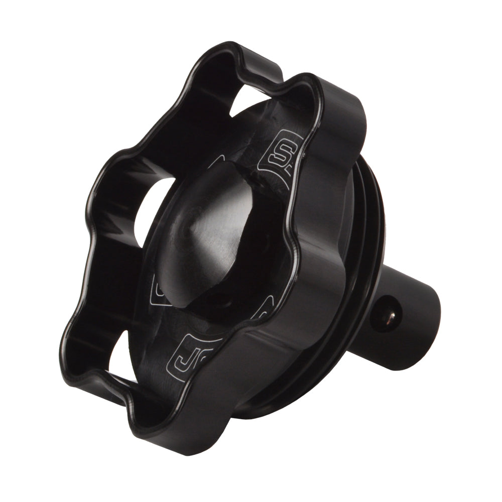 Joes Racing Products Fuel Cap Top Assembly Part Number 13277 Aluminum Black Anodized