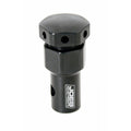 Joes Racing Products 13288 Roll Over Valve -8 AN External Check Valve in Aluminum Black Anodized