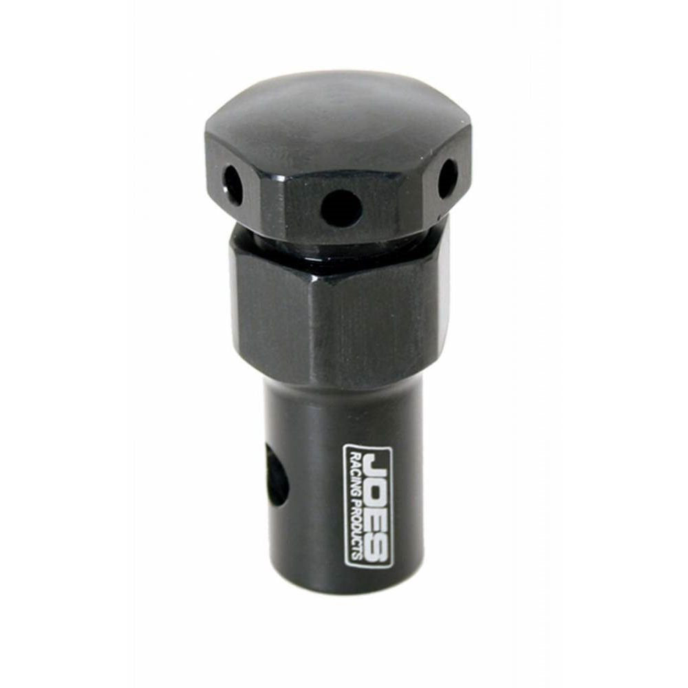 Joes Racing Products 13288 Roll Over Valve -8 AN External Check Valve in Aluminum Black Anodized