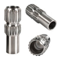 Joes Racing Products 13419-750 Quick Release Steering Wheel Coupler Weld-On 3/4 Inch 19 Spline Steel Natural Finish