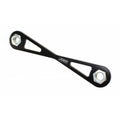 Joes Racing Products 14900 Control Arm Nut Plate with 6-Inch Spacing, Aluminum, Black Anodized