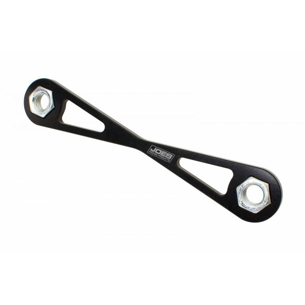Joes Racing Products 14900 Control Arm Nut Plate with 6-Inch Spacing, Aluminum, Black Anodized