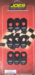 Joes Racing Products A-Arm Slug Kit 15050 for Upper Control Arms, 1/2 Inch ID Hole, Aluminum, Black Anodized Finish