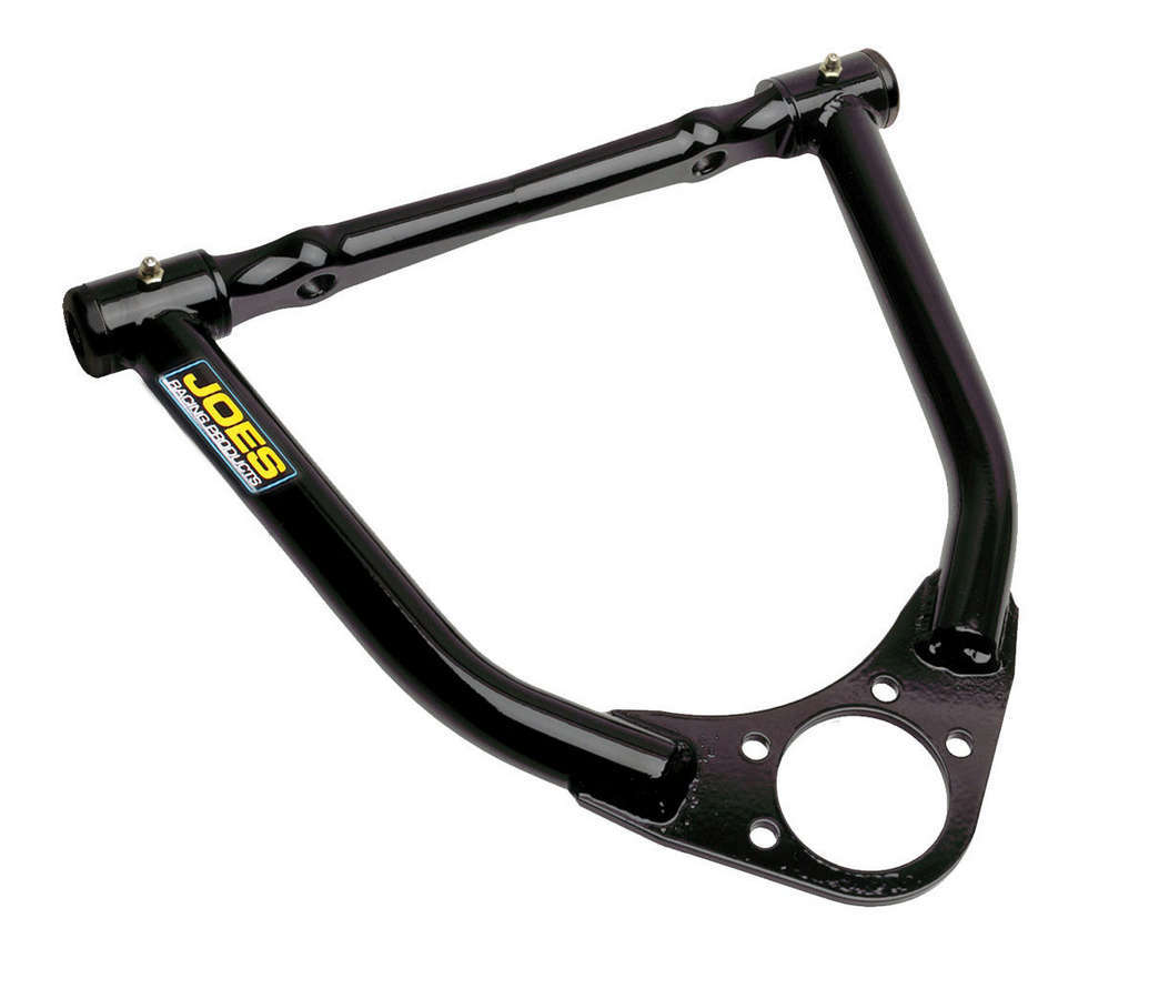 Joes Racing Products A-Arm 15840 Upper Control Arm with Bolt-In Ball Joint, 8.5 Inch Length, Aluminum and Steel, Black Powder Coat Finish