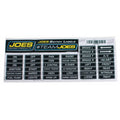Joes Racing Products 17501 Switch Panel Label Sheet Black Face