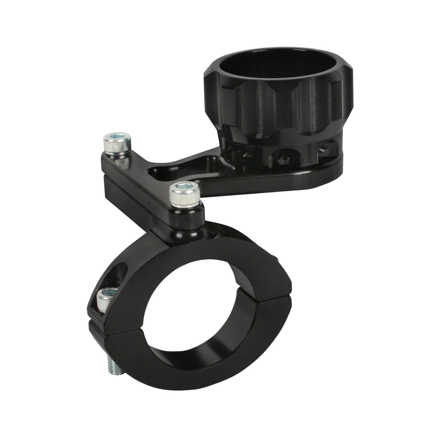 Joes Racing Products Shock Adjuster 1-1/4 Inch Tube Mount Aluminum Black Anodized Part 19350