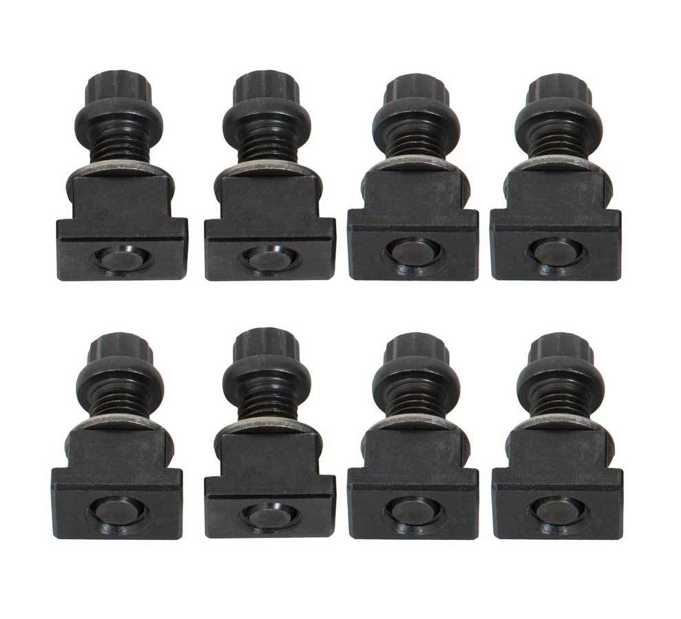 Joes Racing Products 25155 T-Nuts for Rotor Flange, 5/16-24 Inch Thread, Steel with Black Oxide Finish, Set of 8