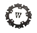 Joes Racing Products 25361 Brake Rotor Adapter for Wide 5 Hub to 8x7 Inch Bolt Pattern, Aluminum, Black Anodized