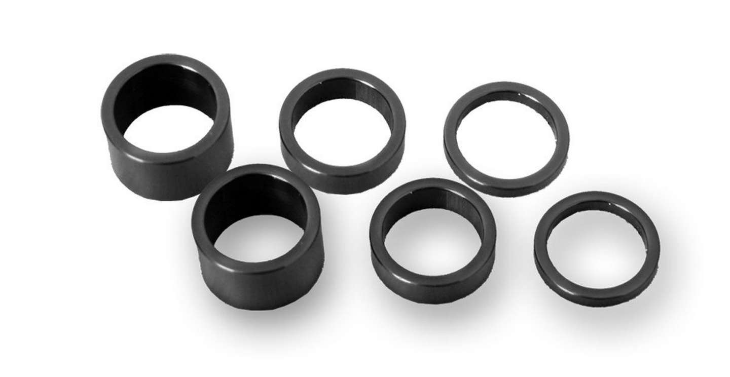 Joes Racing Products 25591 Hub Spacer Kit for Karting, 1/8 Inch, 1/4 Inch, 1/2 Inch Thick Set of 6
