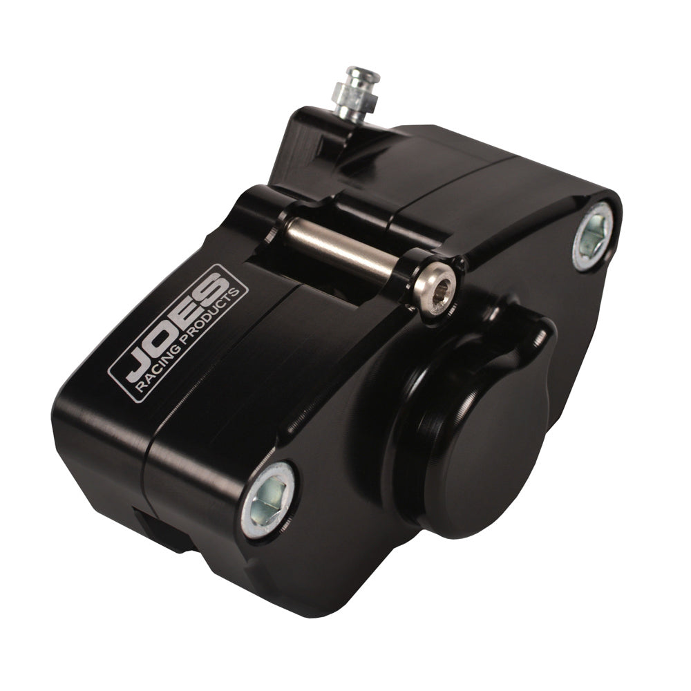 Joes Racing Products 25631 Front Micro Sprint Brake Caliper with 2 Pistons, Aluminum, Black Anodized Finish