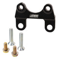 Joes Racing Products 25632 Front Brake Caliper Mounting Bracket for Micro Sprint with Aluminum Construction and Black Anodized Finish