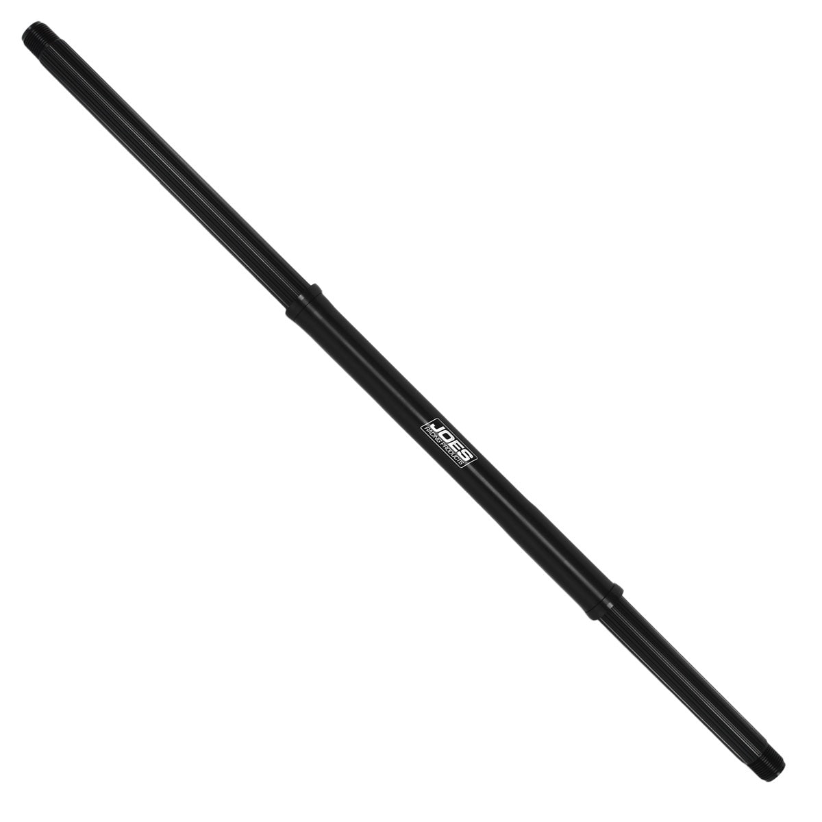 Joes Racing Products Axle Rear Micro Sprint 1-3/4 Inch Diameter, 53 Inch Length, 27 Spline Carrier, Black Anodized Aluminum