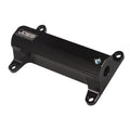 Joes Racing Products Heel Stop Billet Aluminum Threaded 3/8-24 UNF, 4 Inch Wide, Black Anodized Finish