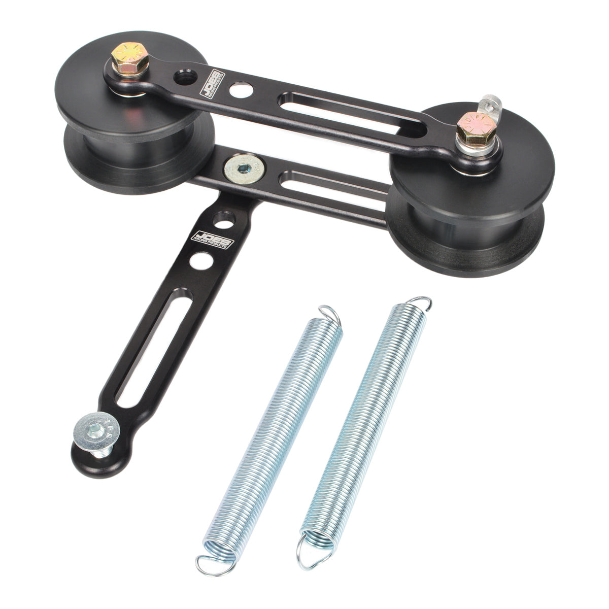 Joes Racing Products Chain Guide Mini-Sprint Black 25875-B Double Roller Bolt-On with Hardware