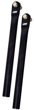 Joes Racing Products Front Wing Post Pair for Micro and Mini Cars, Aluminum, Black Anodized