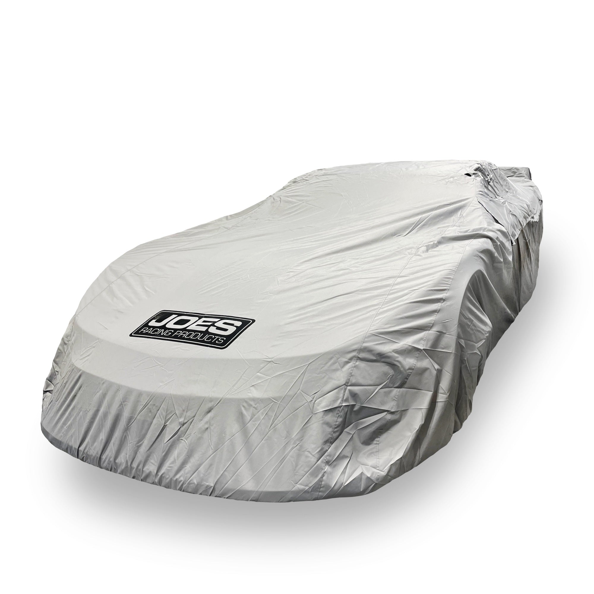 Joes Racing Products 27500-V2 Lightweight Outdoor Car Cover with Zippered Access Panels in Gray