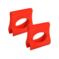 Joes Racing Products 28290 Steering Rack Lock Kit, Plastic, Red, Pair, 2.5 Inch Length