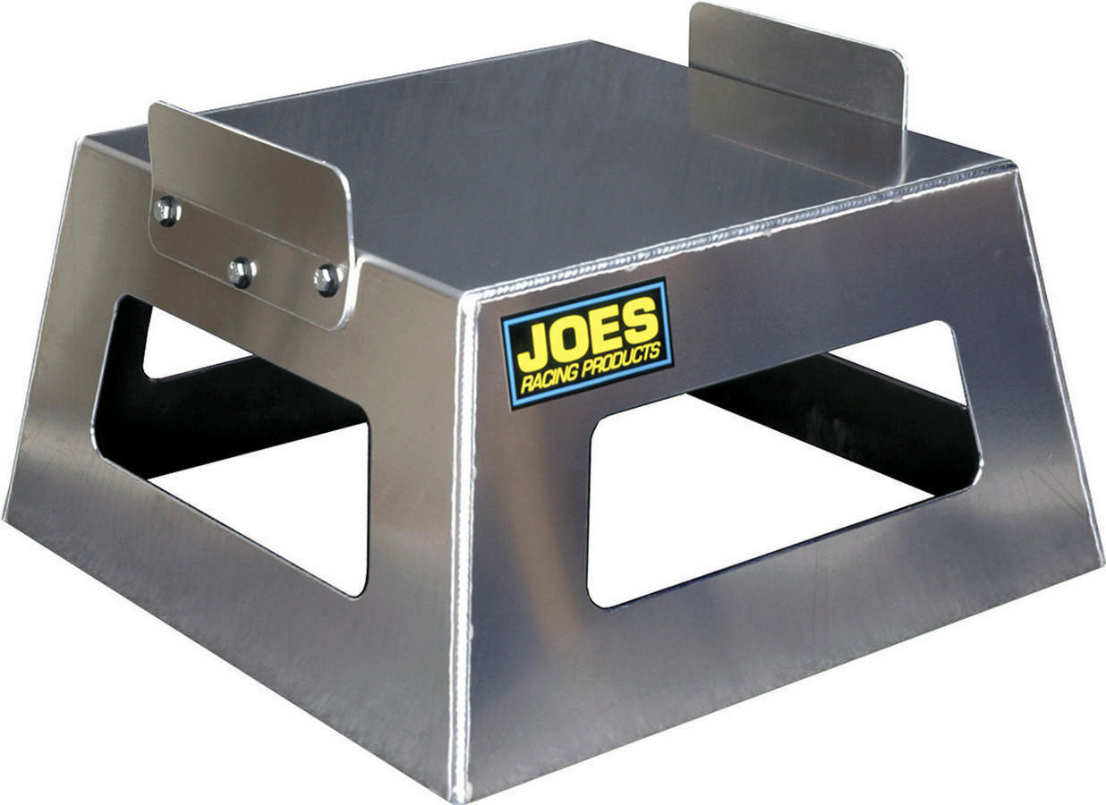 Joes Racing Products Wheel Crib Set with Aluminum Roll Stops, 10-Inch Height, Natural Finish