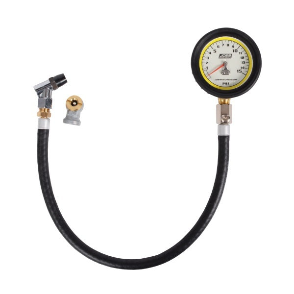 Joes Racing Products 32315 Pro Tire Pressure Gauge 0-15 psi Analog with Glow-in-the-Dark Dial