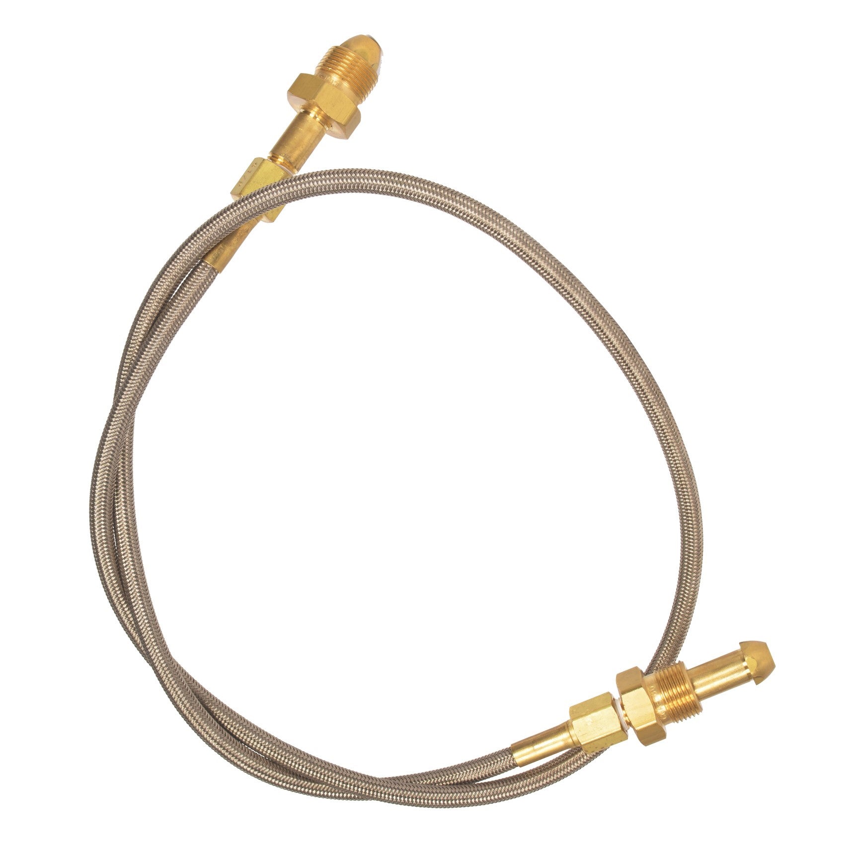 Joes Racing Products 32352-H Compressed Nitrogen Tank Transfer Hose with Braided Steel Outer - 20.3 Inches Length
