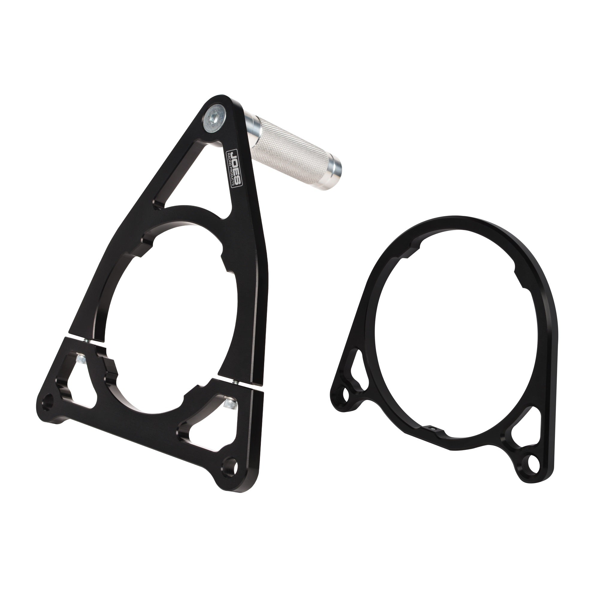 Joes Racing Products 32352-V2 Aluminum Compressed Nitrogen Tank Bracket Black Anodized