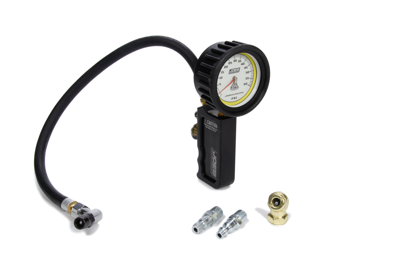 Joes Racing Products Tire Inflator 32491 Analog Quick Fill with Glow-in-the-Dark Dial and 0-60 psi Range