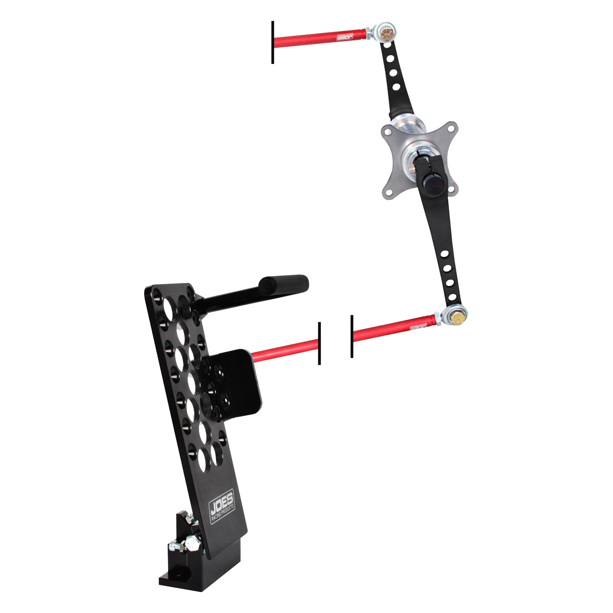 Joes Racing Products 33720-B Throttle Pedal Kit with Aluminum Black Anodized Finish and Adjustable Stops