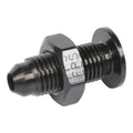 Joes Racing Products 34375 Radiator Overflow Fitting -4AN Male Aluminum Black Anodized