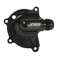Joes Racing Products Water Pump Housing 36016 for Yamaha Micro Sprint with 12 AN Male Inlet in Aluminum Black Anodized Finish