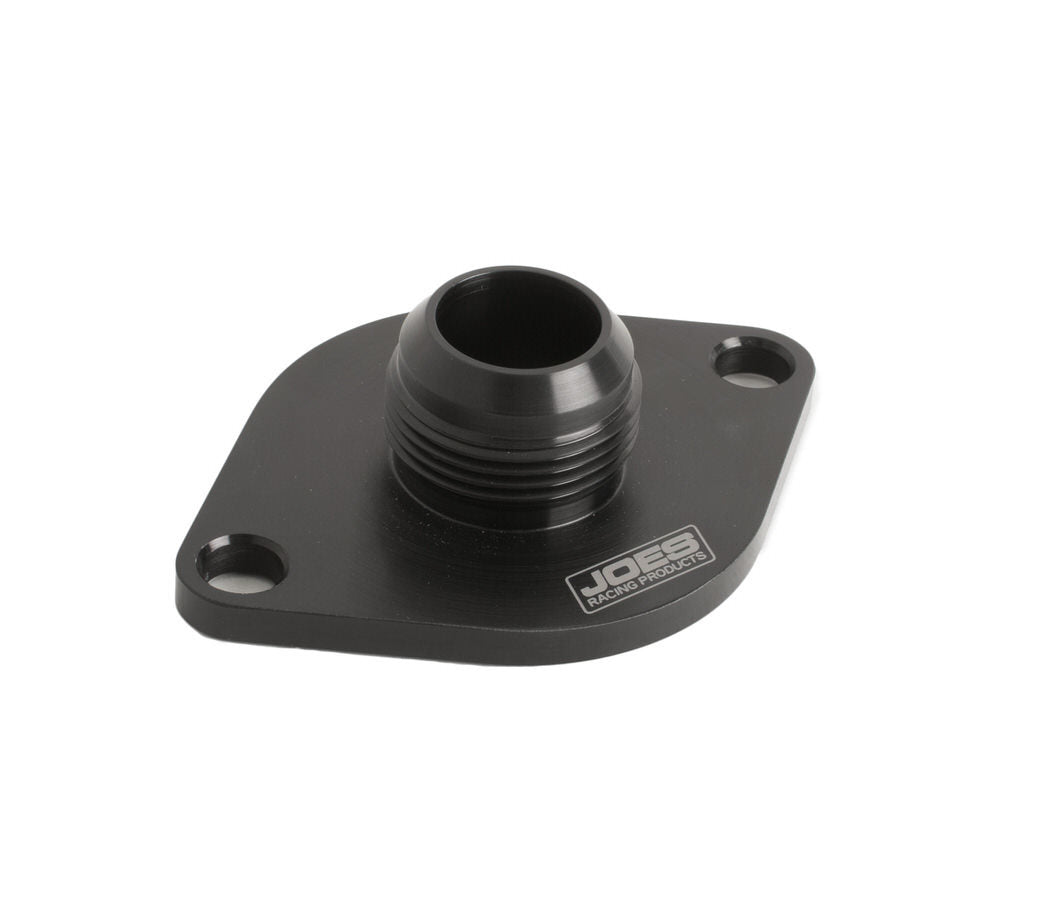 Joes Racing Products Water Outlet Fitting 36050 with 16 AN Male Straight Connection for Chevy V6 and V8 Engines