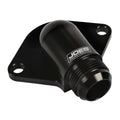 Joes Racing Products Water Outlet -16AN 90 Degree Aluminum with O-Ring Seal for Chevy V6 and V8 Engines