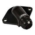 Joes Racing Products Water Outlet 36061 20AN 90 Degree Male Aluminum Black Anodized Chevy V6 V8