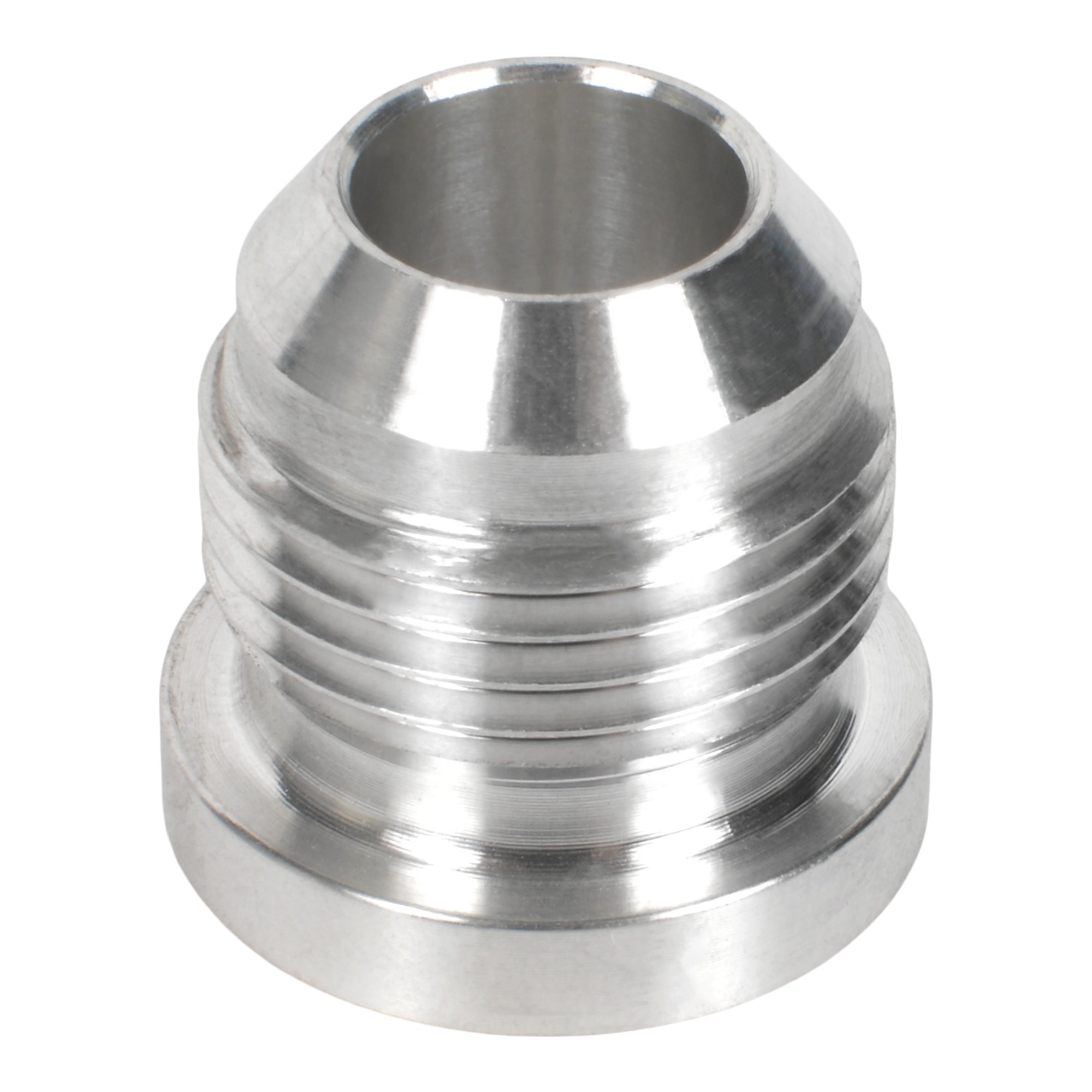 JOES Racing Products 37010 Weld Fitting -10AN Male Aluminum Natural Finish