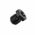 Joes Racing Products Water Temperature Plug with 1/8 Inch NPT Fitting, Aluminum, Black Anodized
