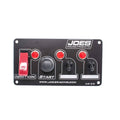Joes Racing Products Switch Panel with Indicator Lights and Safety Cover for Dash Mounting