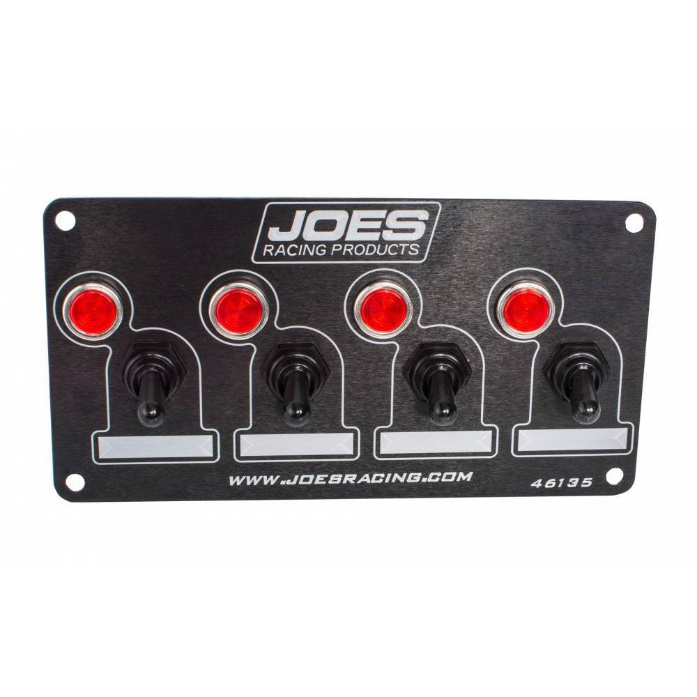Joes Racing Products 46135 Accessory Switch Panel with Four Toggle Switches and Indicator Lights