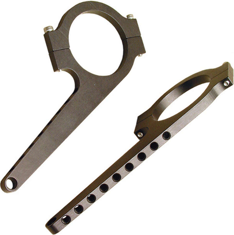 Joes Racing Products Switch Panel Bracket Pair 1-1/2 Inch Clamp-On Aluminum Black Anodized