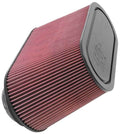 K&N Engineering 100-8521 Birdcatcher Air Filter with Tapered Oval Design, Reusable Cotton Material, Red Finish