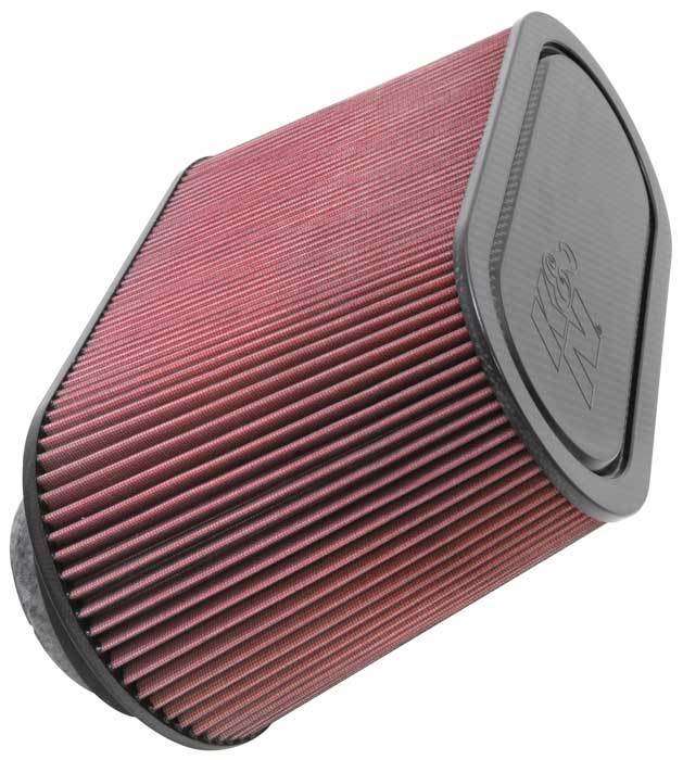 K&N Engineering 100-8521 Birdcatcher Air Filter with Tapered Oval Design, Reusable Cotton Material, Red Finish