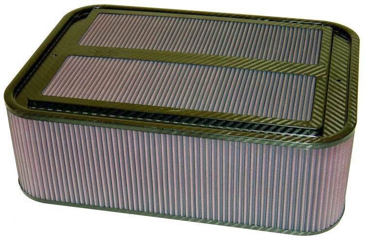 K&N Engineering Sprint Car Air Box Kit 18.906 x 13.75 Inches Rectangle, 6.25 Inches Tall, Reusable Oiled Filter, Composite Construction