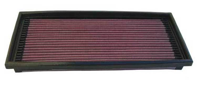 K&N Engineering 33-2014 Air Filter Element for Chevrolet Corvette 1985-1989, Panel, 16 x 7.75 Inches, Reusable Cotton Filter
