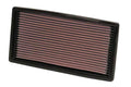 K&N Engineering 33-2042 Air Filter Element for GM and Isuzu Vehicles, 11.5 x 6 Inches, Reusable Cotton Material, Red Finish