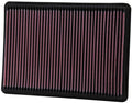 K&N Engineering Air Filter Element 33-2233 for Jeep Liberty 3.7L - Reusable Cotton Panel Filter, 11.44 x 8.5 Inches