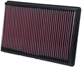 K&N Engineering 33-2247 Air Filter Element for Dodge Ram 1500 2002-2026, Reusable Cotton Panel Filter, 13.75 x 9.313 Inches