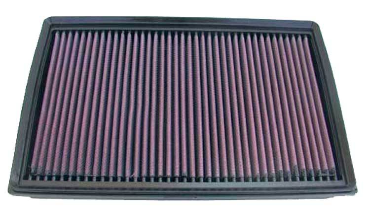 K&N Engineering 33-2272 Air Filter Element for Ford Crown Victoria 4.6L V8, Reusable Cotton Panel, Red Finish